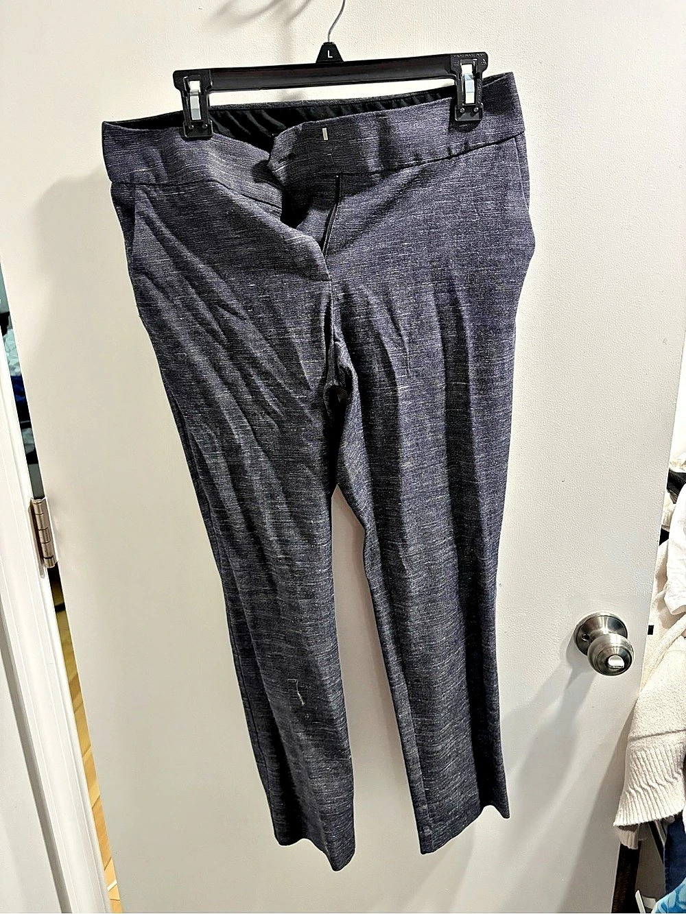 LOFT Julie Trouser Pants Skinny Gray Size 4